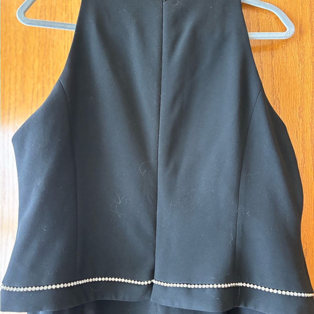 NWT Elegant Black Sleeveless wide leg Jumpsuit - Picture 3 of 7
